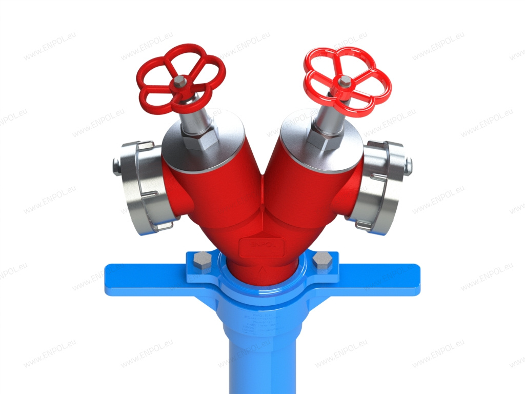 Stojak hydrantowy DN80 B/CC - obrazek 3